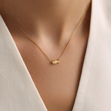Dainty Fish Necklace | Minimalist Ocean Pendant | Sterling Silver