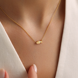 Dainty Fish Necklace | Minimalist Ocean Pendant | Sterling Silver