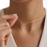 Personalized Initial Necklace - Sterling Silver