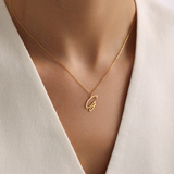 Personalized Initial Necklace - Sterling Silver