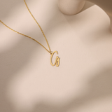 Personalized Initial Necklace - Sterling Silver