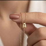 Personalised Bubble Letter Name Necklace | 925 Silver & 14K Gold