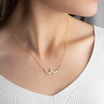 14k Solid Gold Farsi Name Necklace, Iranian Necklace, Custom Persian Name Necklace, Dainty Name Jewellery, Mothers Day Gift