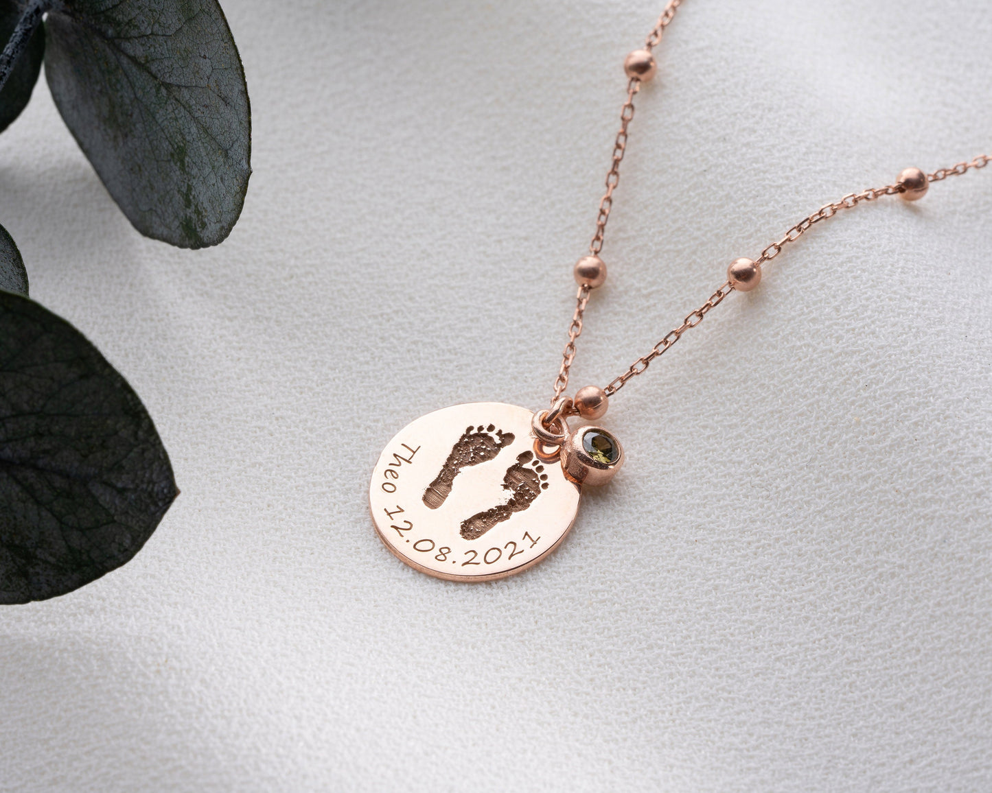 Baby Footprint Necklace, Actual Baby Handprint Necklace, Baby Loss Keepsake, Miscarriage, Angel Baby Memorial, Still Born Gift - C1