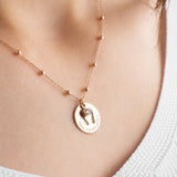 Baby Footprint Necklace, Actual Baby Handprint Necklace, Baby Loss Keepsake, Miscarriage, Angel Baby Memorial, Still Born Gift - C1