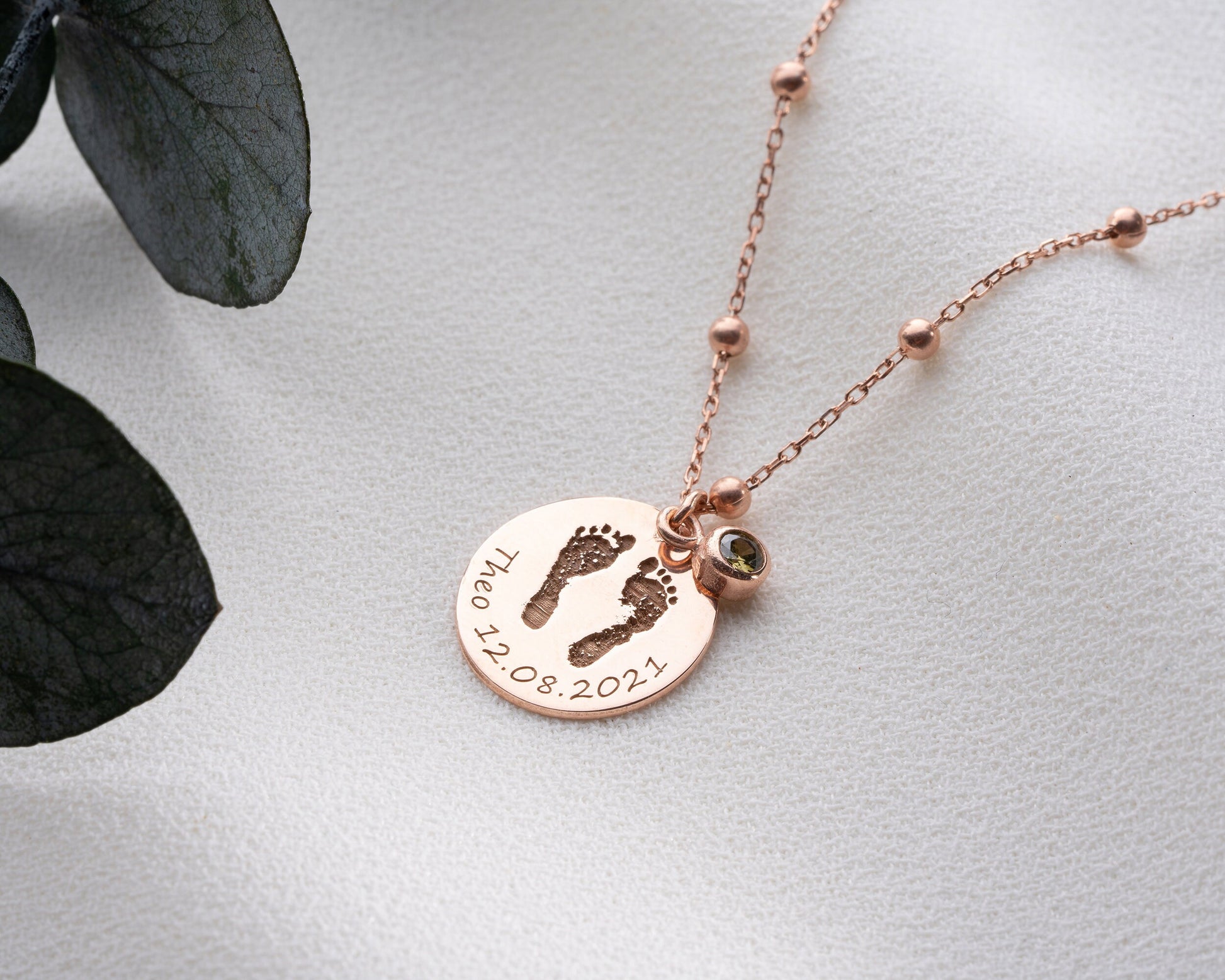 Baby Footprint Necklace, Actual Baby Handprint Necklace, Baby Loss Keepsake, Miscarriage, Angel Baby Memorial, Still Born Gift - C1