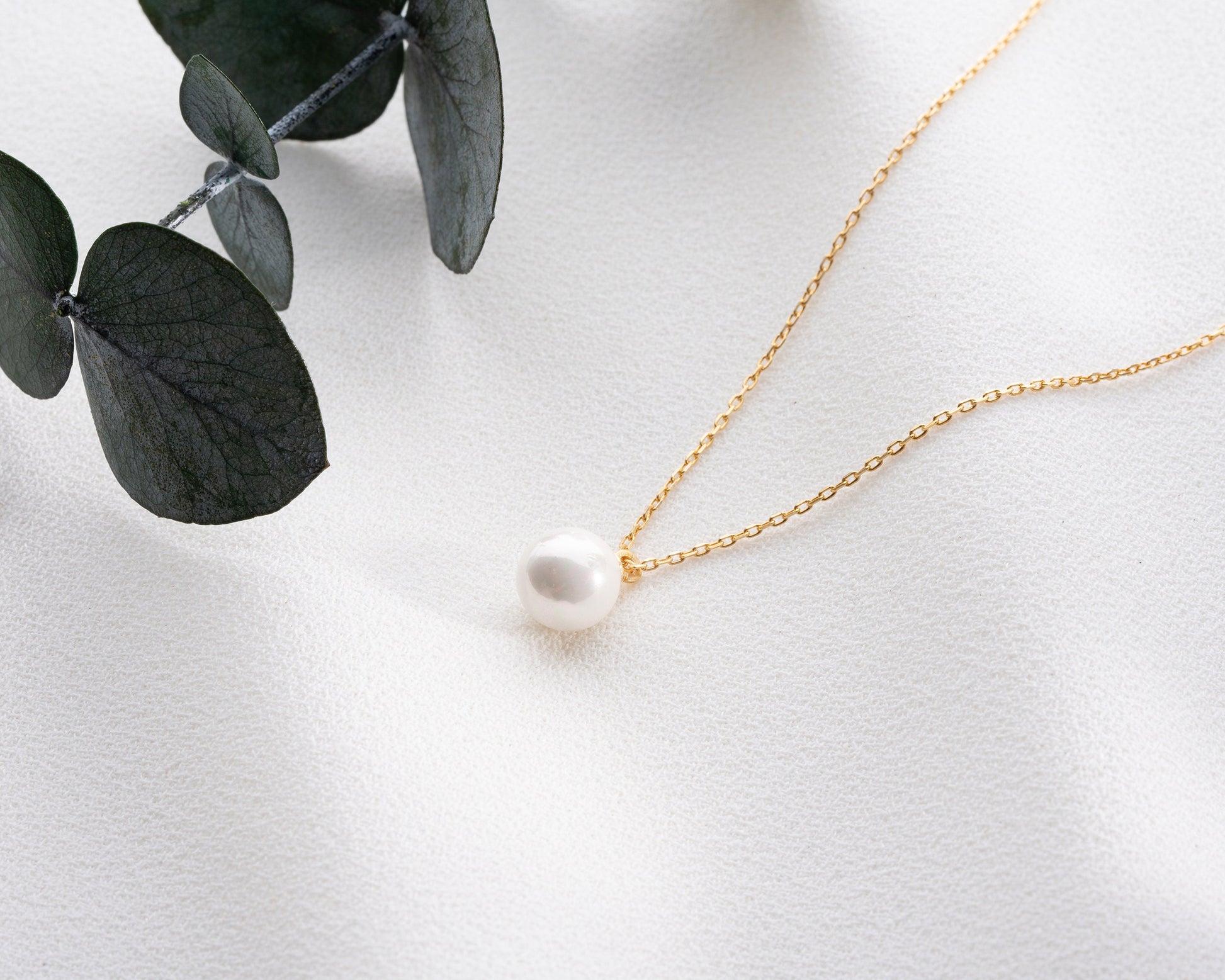 Dainty Pearl Necklace, Single Pearl Necklace, Sterling Silver White Pearl Pendant, Bridal Shower, Bride, Bridesmaid, Wedding, New Mom Gift