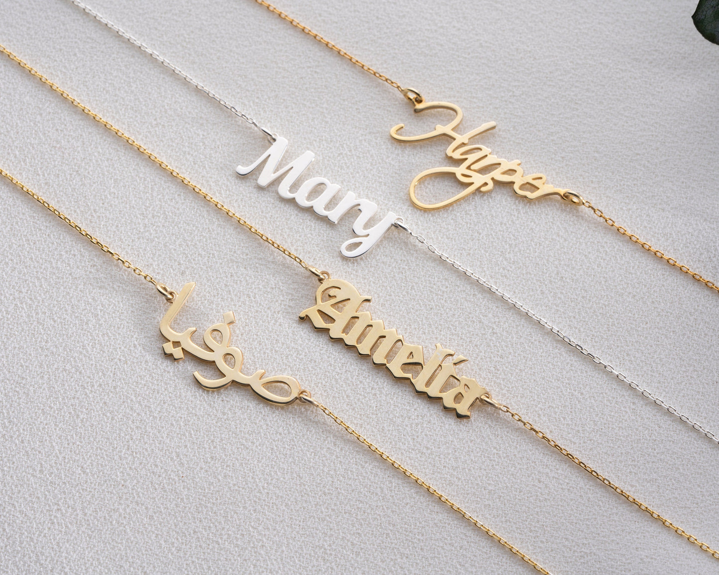 Name Necklace with Birthstone, Custom Nameplate Necklace, Gold Name Necklace, Birthstone Name Jewellery, Personalised Mother Necklace