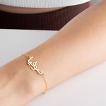 Personalised Name Bracelet, Silver Nameplate Bracelet, Custom Gold Name Jewellery, Christmas, Mother, New Mum, Bridesmaid, Teenage Girl Gift