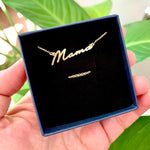 Mama Bracelet, Gold Name Bracelet, Silver Mama Jewellery, Personalised Mother Days Gift, New Mom Gift