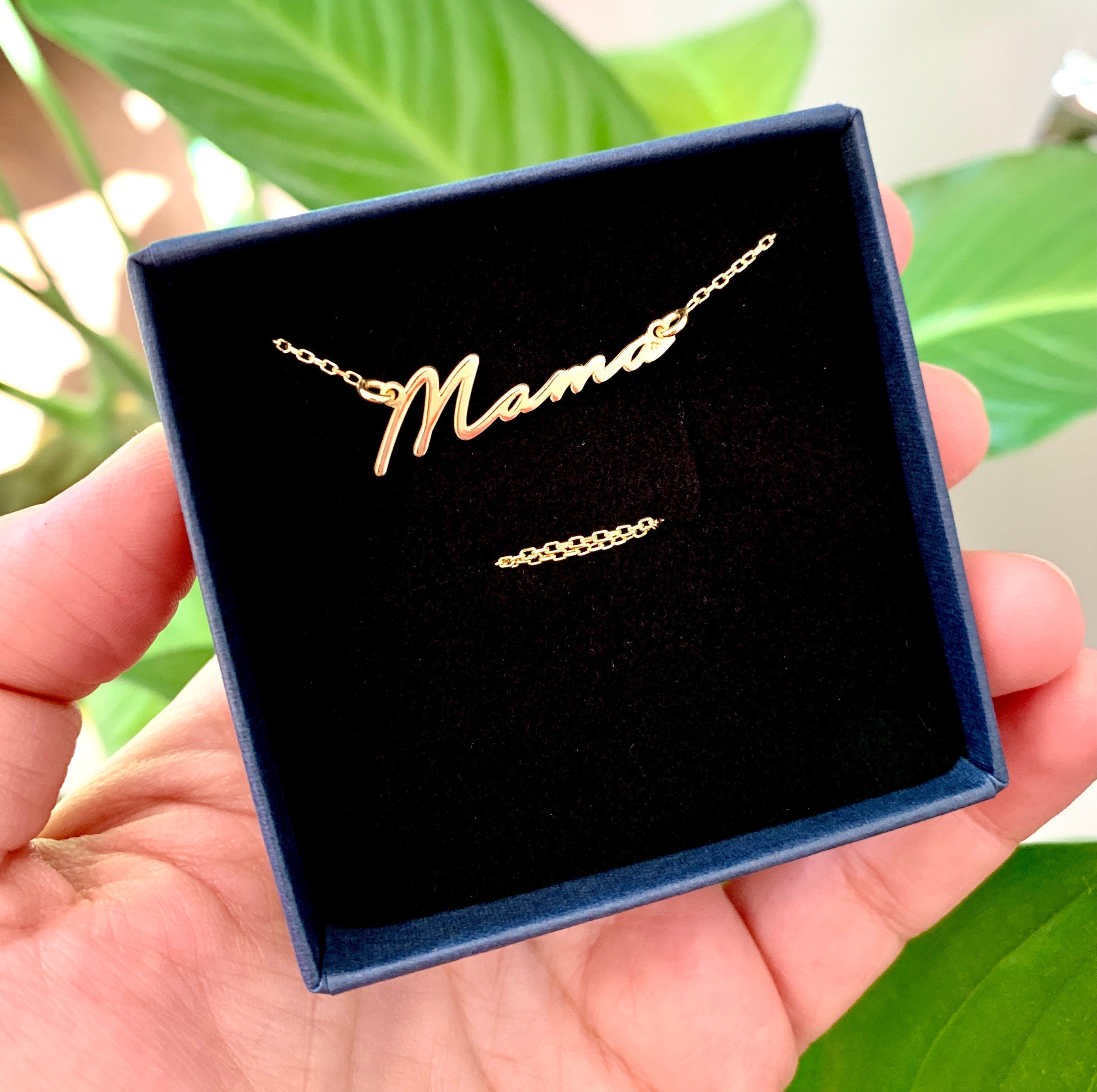 Mama Bracelet, Gold Name Bracelet, Silver Mama Jewellery, Personalised Mother Days Gift, New Mom Gift