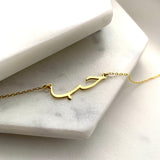 14k Solid Gold Farsi Name Necklace, Iranian Necklace, Custom Persian Name Necklace, Dainty Name Jewellery, Mothers Day Gift