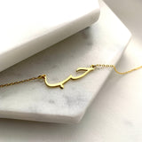 14k Solid Gold Farsi Name Necklace, Iranian Necklace, Custom Persian Name Necklace, Dainty Name Jewellery, Mothers Day Gift