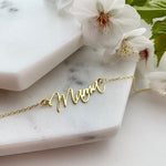 Two Name Necklace, Double Name Necklace, Three Name Jewellery, Multiple Name Necklace, Gold Name Necklace, Mother Necklace, Mama Necklace