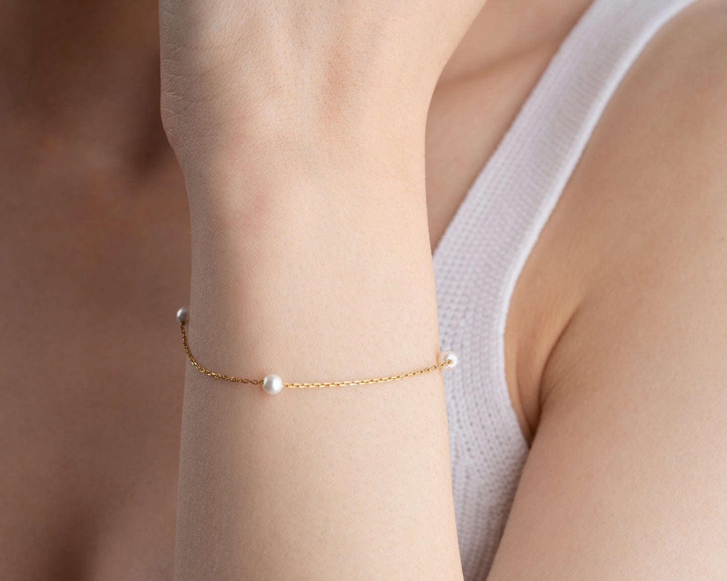 Dainty Pearl Bracelet, Wedding Jewellery, Bridesmaid Gift
