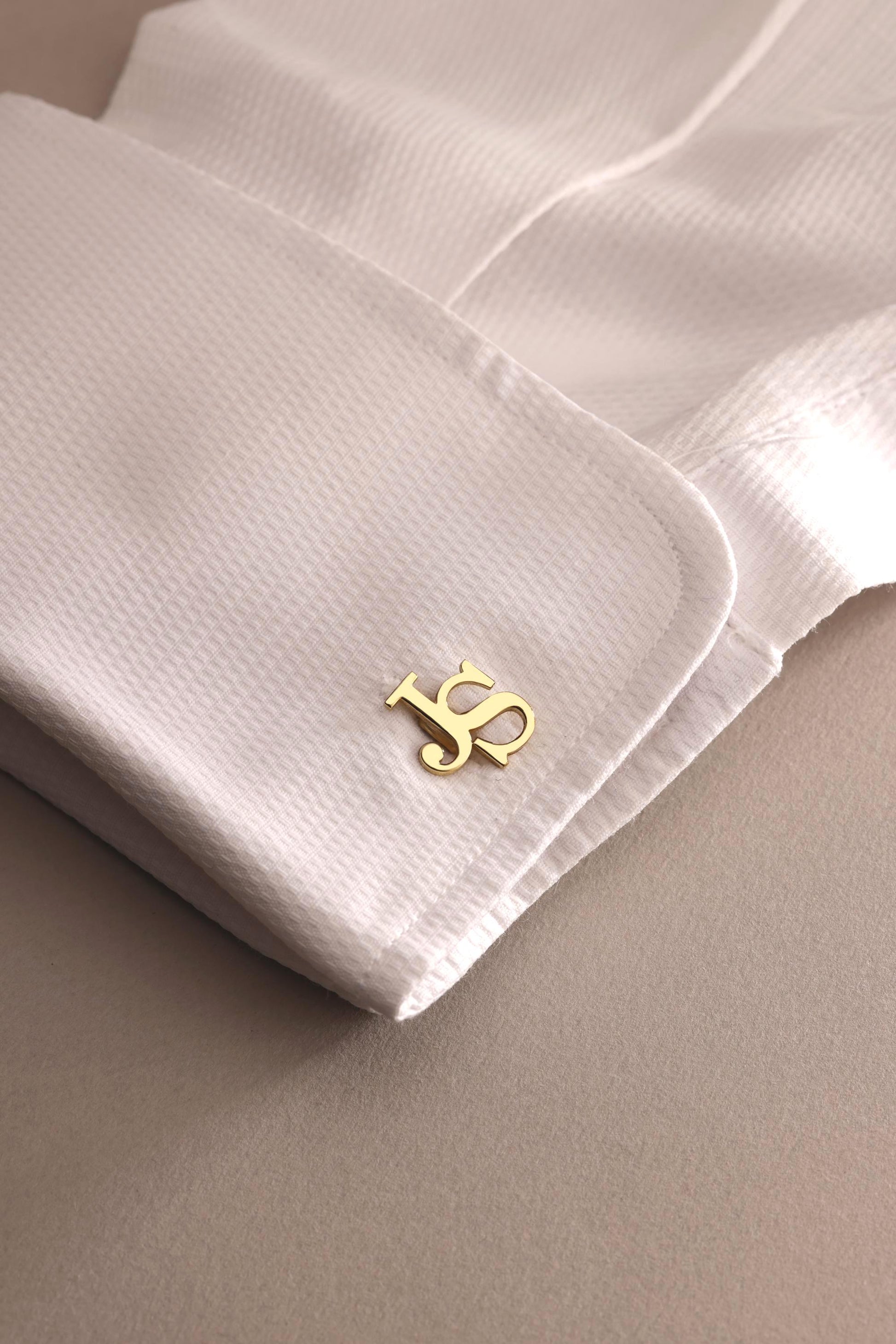 Personalized Initial Cufflinks for Men, Custom Monogram Cufflinks Gift for Groom, Groomsmen, Wedding, Father's Day, Business Suit Accessory
