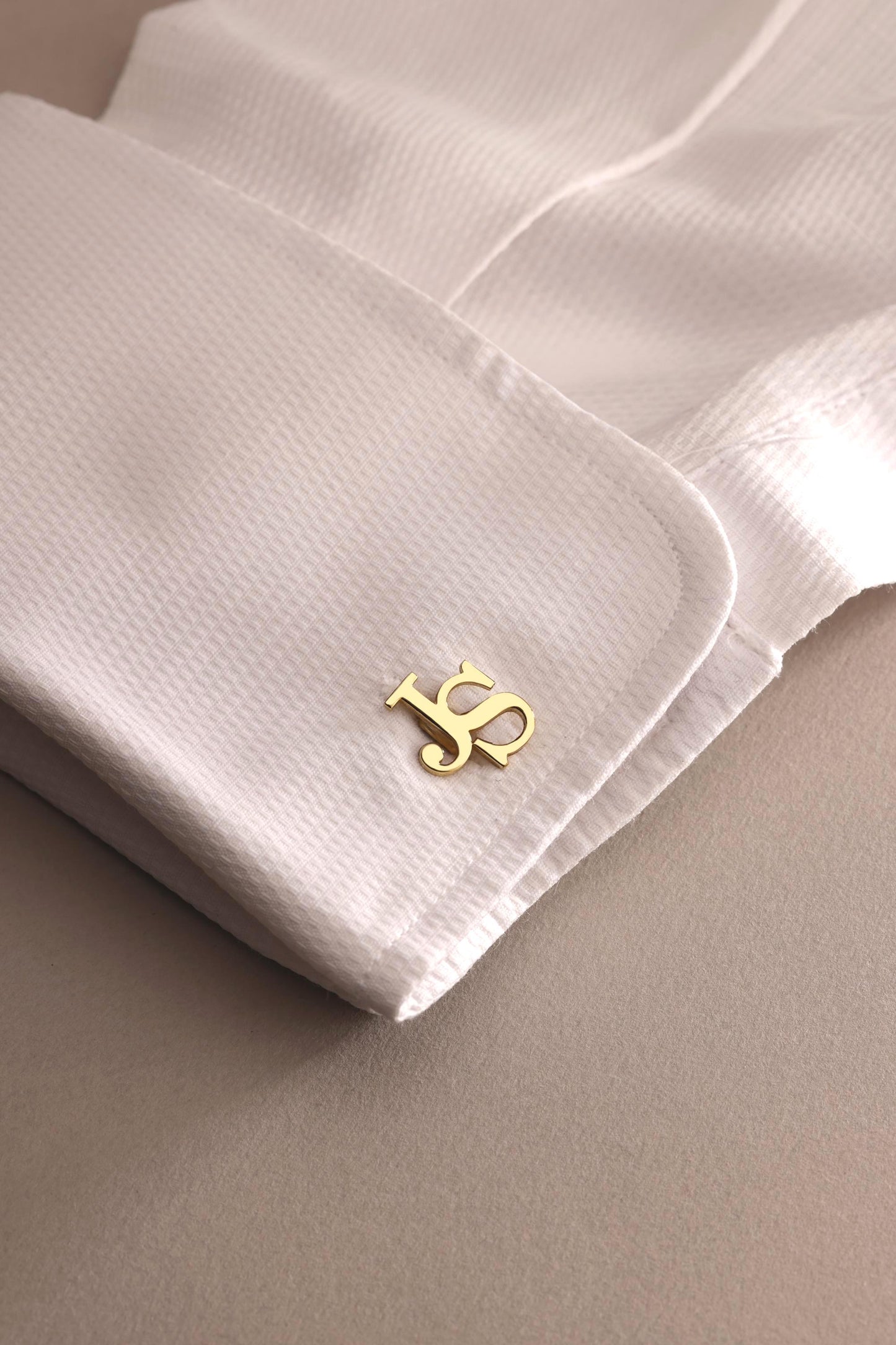 Personalized Initial Cufflinks for Men, Custom Monogram Cufflinks Gift for Groom, Groomsmen, Wedding, Father's Day, Business Suit Accessory