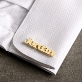 Personalised Name Cufflinks | Father's Day & Wedding Gift | 925 Silver