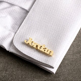 Personalised Name Cufflinks | Father's Day & Wedding Gift | 925 Silver