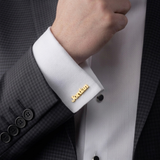 Personalised Name Cufflinks | Father's Day & Wedding Gift | 925 Silver
